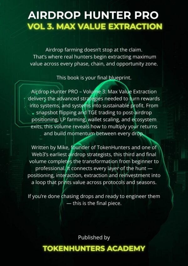 Airdrop Hunter PRO – Bundle (All 3 E-books + Excelsheet) - Image 7