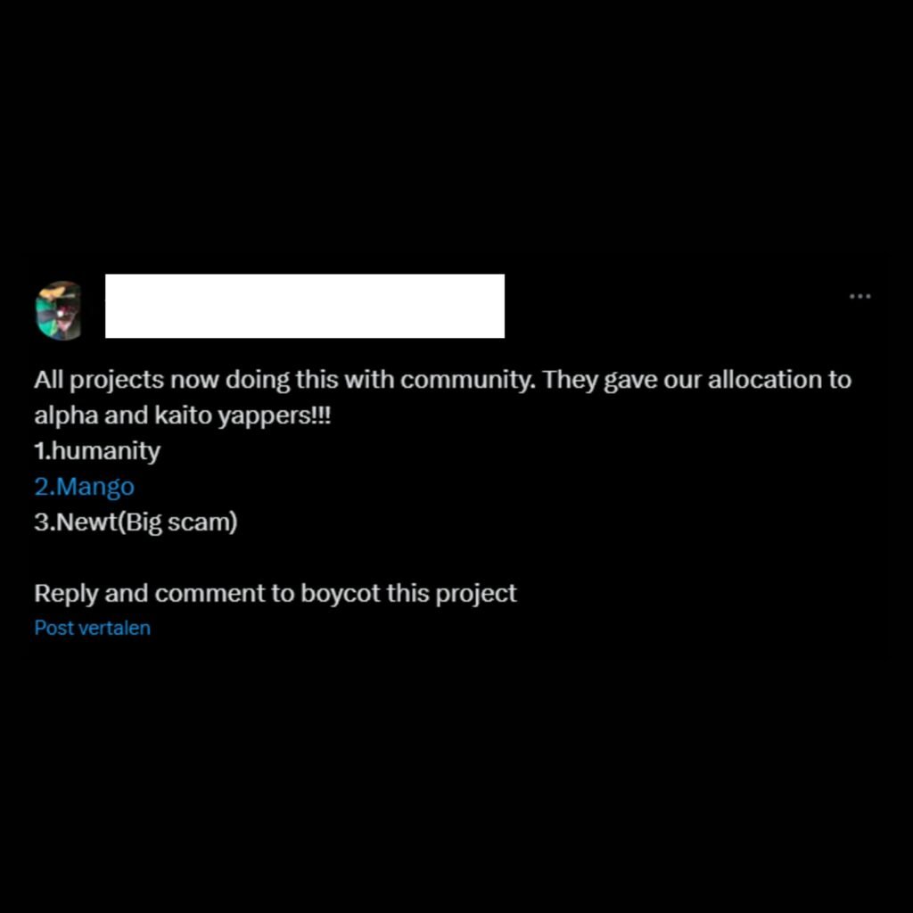 The Great Airdrop Hijack: How Kaito, Binance Alpha, and the Yapper Economy Are Destroying Web3 3 InfluencerTweetAirdrop 12