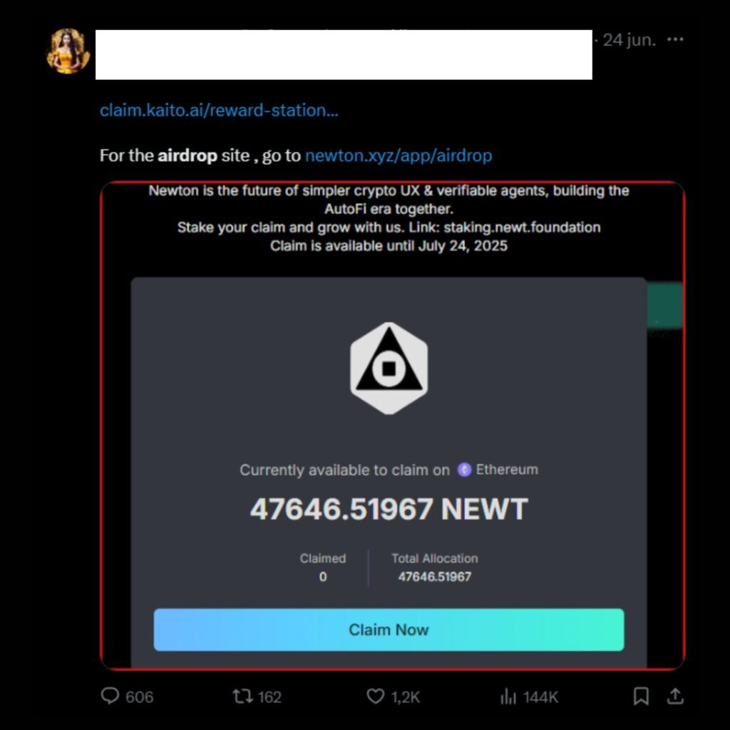 The Great Airdrop Hijack: How Kaito, Binance Alpha, and the Yapper Economy Are Destroying Web3 20 InfluencerTweetAirdrop 17