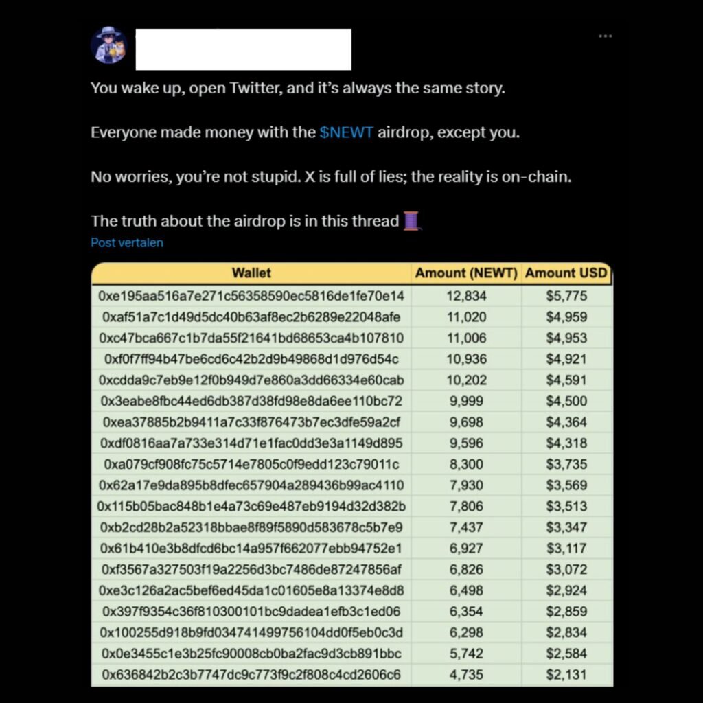 The Great Airdrop Hijack: How Kaito, Binance Alpha, and the Yapper Economy Are Destroying Web3 28 InfluencerTweetAirdrop 21