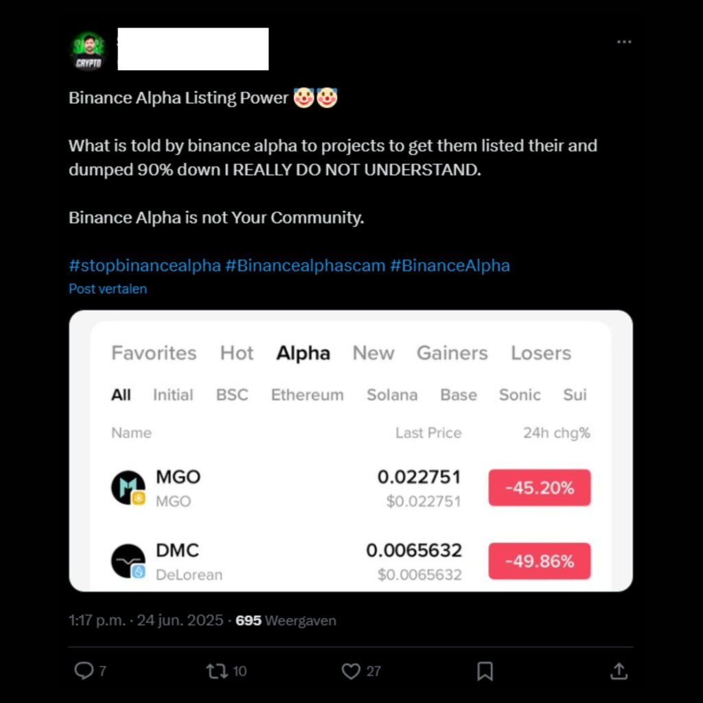 The Great Airdrop Hijack: How Kaito, Binance Alpha, and the Yapper Economy Are Destroying Web3 4 InfluencerTweetAirdrop 8