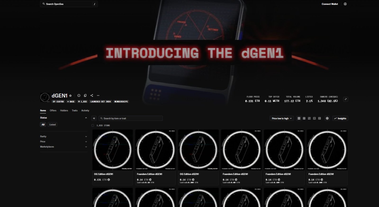 OpenSea NFT dGEN1 Ethereum Phone - TokenHunters
