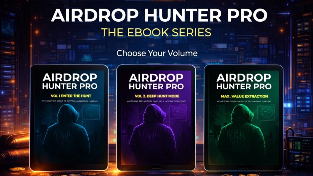 Airdrop Hunter Pro - The Ebook Series - TokenHunters Academy
