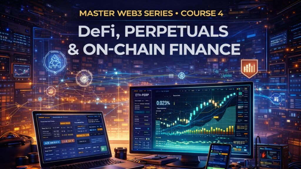 DeFi, Perpetuals & On-Chain Finance - Master Web3 Series - Course 4 TokenHunters Academy