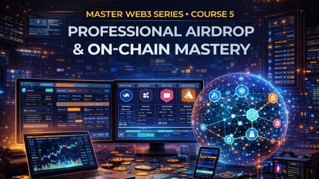 Professional Airdrop & On-chain Mastery - Master Web3 Series - Course 5 - TokenHunters Academy